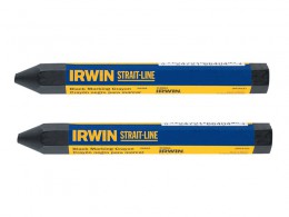 Irwin Strait-line Black Crayons Pair £3.49